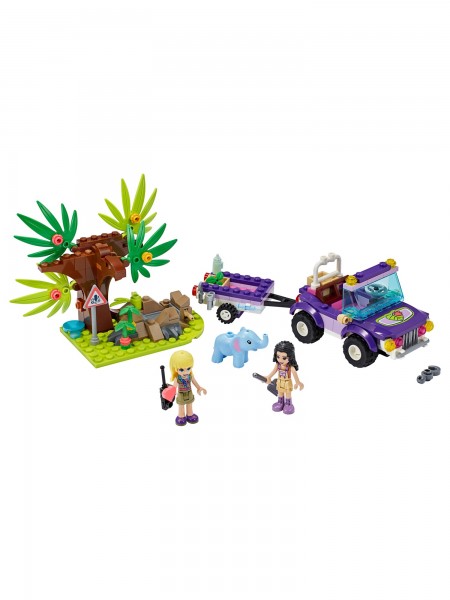 Lego - Rettung des Elefantenbabys mit Transporter