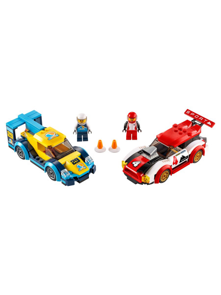 City - Lego - Rennwagen-Duell
