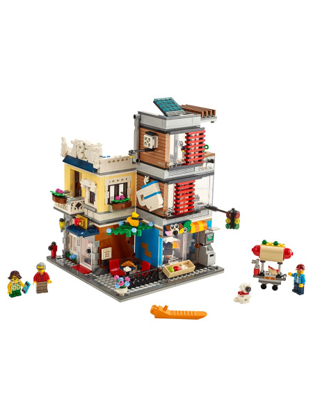 Lego - Stadthaus mit Zoohandlung